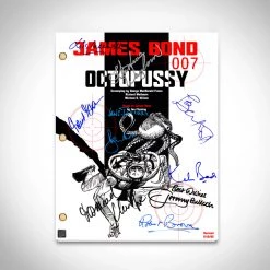 RARE-T Limited Edition Frames James Bond Octopussy Script Limited Signature Edition Studio Licensed Custom Frame