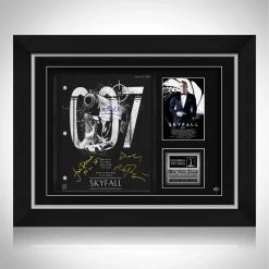 RARE-T Limited Edition Frames James Bond Skyfall Script Limited Signature Edition Studio Licensed Custom Frame