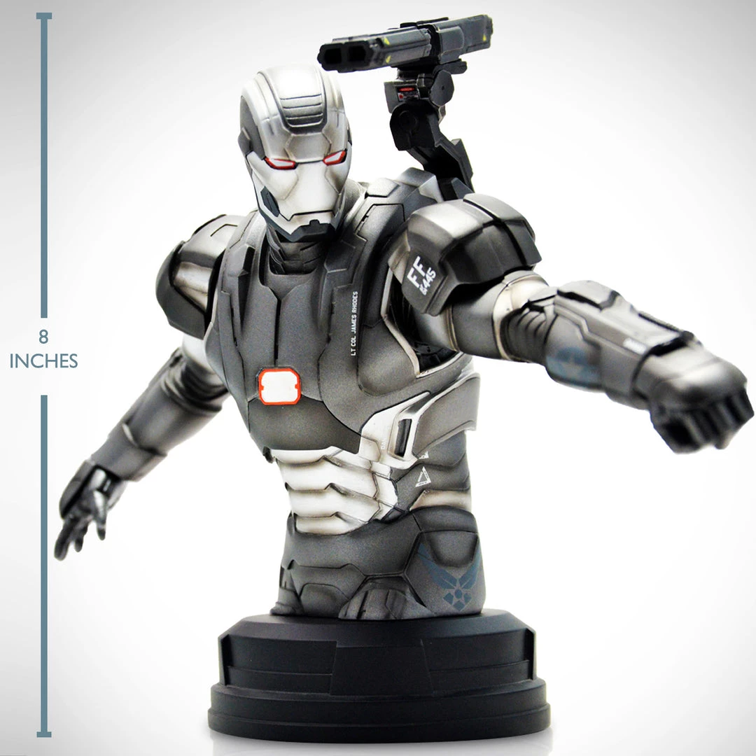 RARE-T Marvel War Machine - Vintage 2013 Gentle Giant Limited Edition Bust Statue 2 RARE-T Marvel War Machine - Vintage 2013 Gentle Giant Limited Edition Bust Statue
