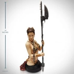 RARE-T Star Wars- Slave Princess Leia In Metal Bikini Limited Edition Bust Statue Ready To Ship! 48 Hour Shipping!