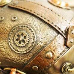 Decor L'Autre Sens Collectible Statues Steampunk Skull Cast Bronze Statue