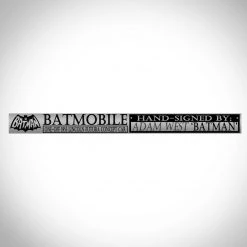 APW Batman- Hand-Signed 1966 Batmobile 1:24 Die-Cast Car By Adam West, Museum Display Signed Memorabilia