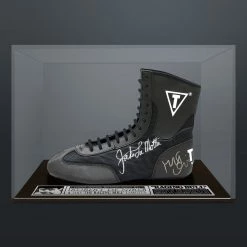 APW Raging Bull- Hand-Signed Boot Byu Jake Lamotta & Robert De Niro Custom Museum Display Signed Memorabilia