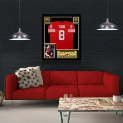 Rochester Sports Steve Young Hand-Signed 49Ers Custom Football Jersey Sports Memorabilia