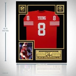 Rochester Sports Steve Young Hand-Signed 49Ers Custom Football Jersey Sports Memorabilia