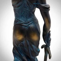 Decor L'Autre Sens Collectible Statues Lady Justice Folk Art Statue