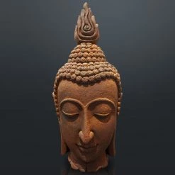 Decor L'Autre Sens Collectible Statues Buddha The Ushnisha Large Head Fine Art Statue