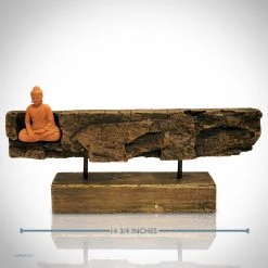 Decor L'Autre Sens Buddha Calling The Earth To Witness Fine Art Statue And Display Collectible Statues