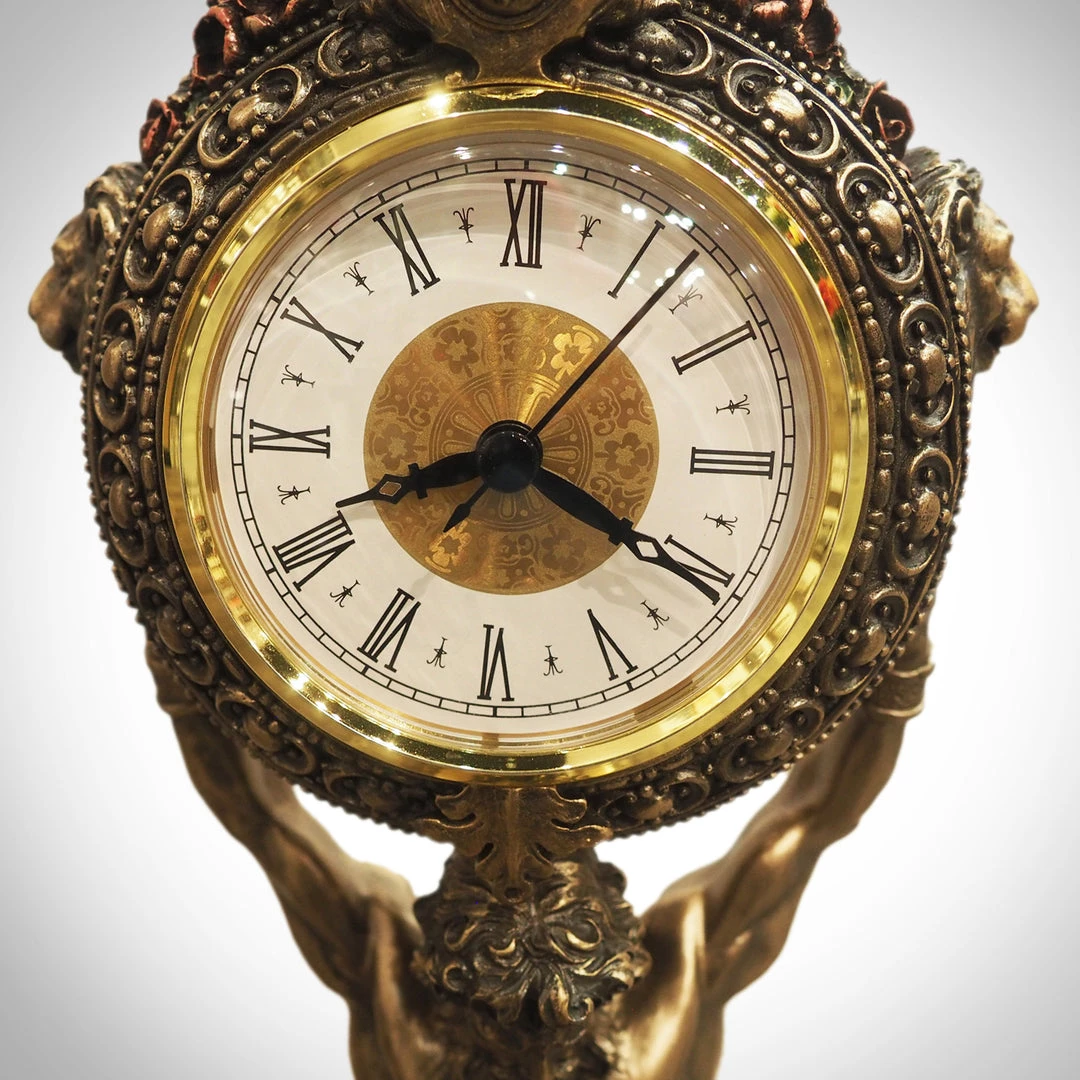 Decor L'Autre Sens Collectible Statues Greek Titan Atlas Cast Bronze Statue And Clock 2 Decor L'Autre Sens Collectible Statues Greek Titan Atlas Cast Bronze Statue And Clock