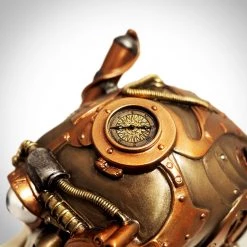 Decor L'Autre Sens Collectible Statues Steampunk Skull On Gear Stand Cast Bronze Statue & Compass 8 Decor L'Autre Sens Collectible Statues Steampunk Skull On Gear Stand Cast Bronze Statue & Compass