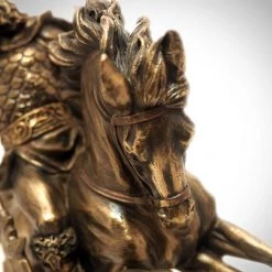 Decor L'Autre Sens Odin Norse God Riding Sleipnir Cast Bronze Statue