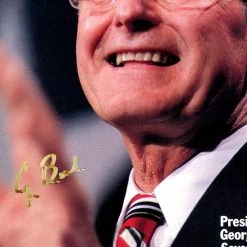 APW George H. W. Bush- Hand-Signed Election Special Time Magazine 1988 Cover Photo Custom Frame