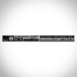 APW James Bond- Hand-Signed Aston Martin Die-Cast Car By Sean Connery Custom Museum Display. Signed Memorabilia 17 APW James Bond- Hand-Signed Aston Martin Die-Cast Car By Sean Connery Custom Museum Display. Signed Memorabilia