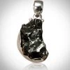 RARE-T Meteorite - Authentic Campo Del Cielo Meteorite, Handcrafted In A Pure Silver Pendant.