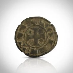 RARE-T Templar Crusade Coin - Authentic Ancient Medieval Templar Crusade Coin Custom Museum Display.