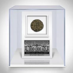 RARE-T Templar Crusade Coin - Authentic Ancient Medieval Templar Crusade Coin Custom Museum Display.