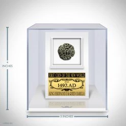 RARE-T New World First Coin - First Coin Of The Americas From 1492 AD Custom Museum Display Ancient Artifacts