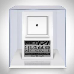 RARE-T Meteorite - Authentic Martian Meteorite Over 2.1 Billion Years Old Custom Museum Display