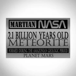 RARE-T Meteorite - Authentic Martian Meteorite Over 2.1 Billion Years Old Custom Museum Display