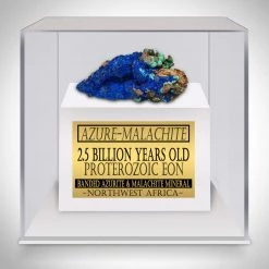 Best Of Egypt Azure-Malachite -2.5 Billion Years Old Banded Mineral Moroccan Azure-Malachite Custom Museum Display Ancient Artifacts