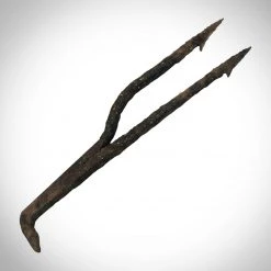 RARE-T Harpoon - Authentic Viking Double-Pronged Harpoon Custom Museum Display Ancient Artifacts