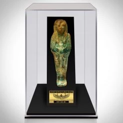 Best Of Egypt Ancient Artifacts Ushabti - Faience Glazed Scarab Chest Ushabti Tomb Statue From 554-332 BC Custom Museum Display