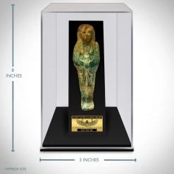 Best Of Egypt Authentic Faience Glazed Scarab Chest Ushabti Tomb Statue From 554-332 Bc