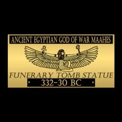 Best Of Egypt Ancient Artifacts Authentic Egyptian God Of War Maahes XL Statue From 332-30 Bc Museum Display