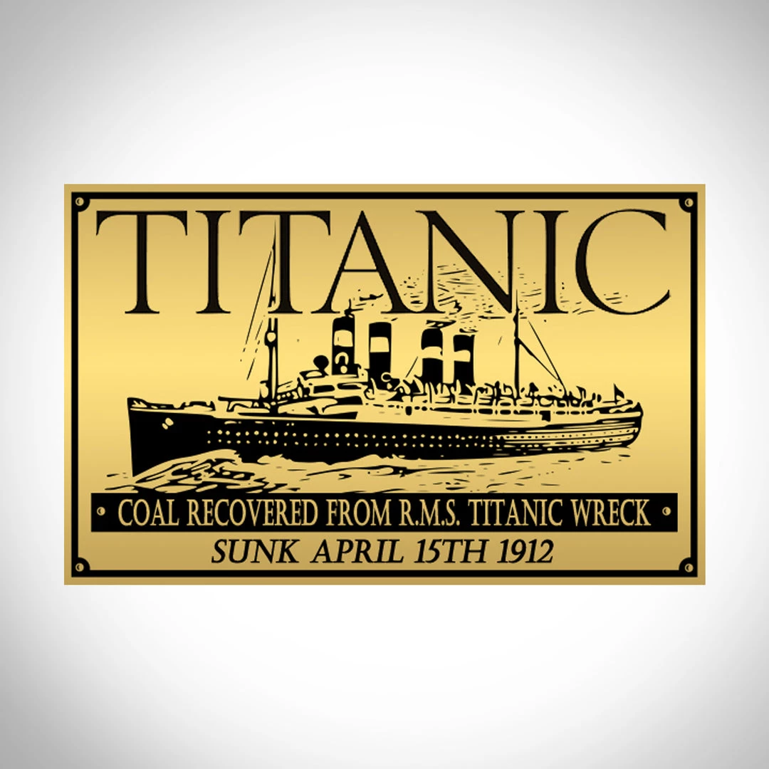 RARE-T Ancient Artifacts Titanic Coal Specimen From 1912 Custom Custom Museum Display 3 RARE-T Ancient Artifacts Titanic Coal Specimen From 1912 Custom Custom Museum Display