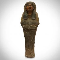 RARE-T Authentic, Oversized Xl Carved Ushabti Tomb Statue Dating From 664-525 Bc Ancient Artifacts