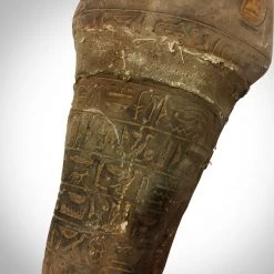 RARE-T Authentic, Oversized Xl Carved Ushabti Tomb Statue Dating From 664-525 Bc Ancient Artifacts