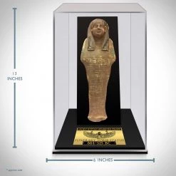 RARE-T Ancient Artifacts Authentic, Oversized Xl Carved Ushabti Tomb Statue Dating From 664-525 Bc