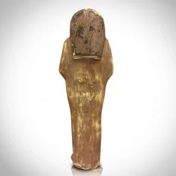 RARE-T Ancient Artifacts Authentic, Oversized Xl Carved Ushabti Tomb Statue Dating From 664-525 Bc