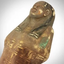 RARE-T Ancient Artifacts Authentic, Oversized Xl Carved Ushabti Tomb Statue Dating From 664-525 Bc