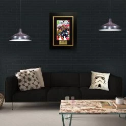 APW Signed Memorabilia G.I. Joe A Real American Hero #1 2001 Comic Book Hand-Signed By Stan Lee, Bruce Willis, The Rock & Channing Tatum Custom Frame