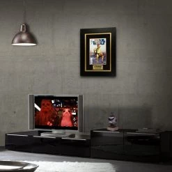 APW Star Wars #1 Comic Book Hand-Signed By Mark Hamill & Stan Lee Custom Frame Signed Memorabilia