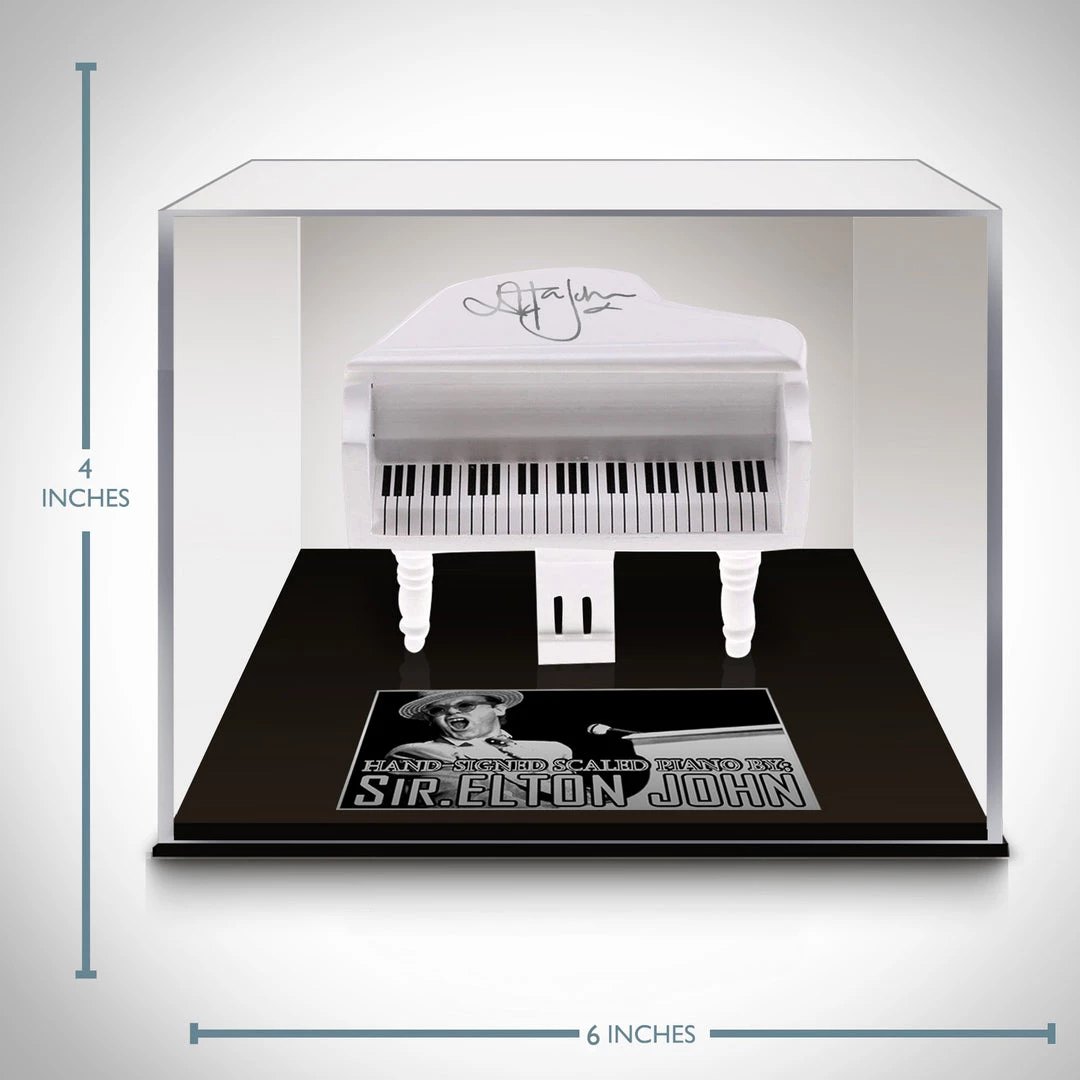 APW Elton John - Hand-Signed Mini Piano By Elton John Museum Display 3 APW Elton John - Hand-Signed Mini Piano By Elton John Museum Display