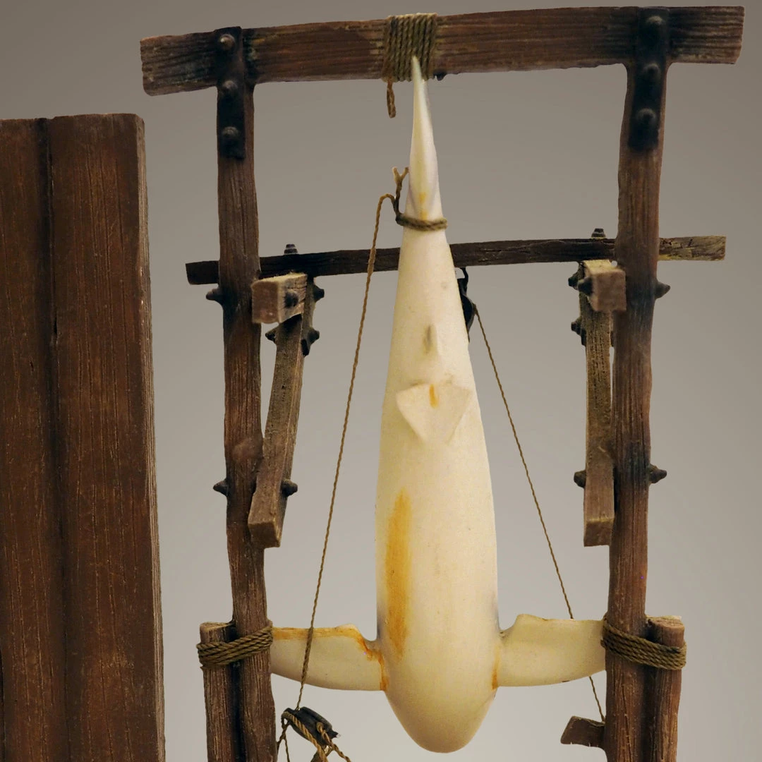 APW Signed Memorabilia Jaws - Hand-Signed Captured Bruce / Jaws Statue By Steven Spielberg 4 APW Signed Memorabilia Jaws - Hand-Signed Captured Bruce / Jaws Statue By Steven Spielberg