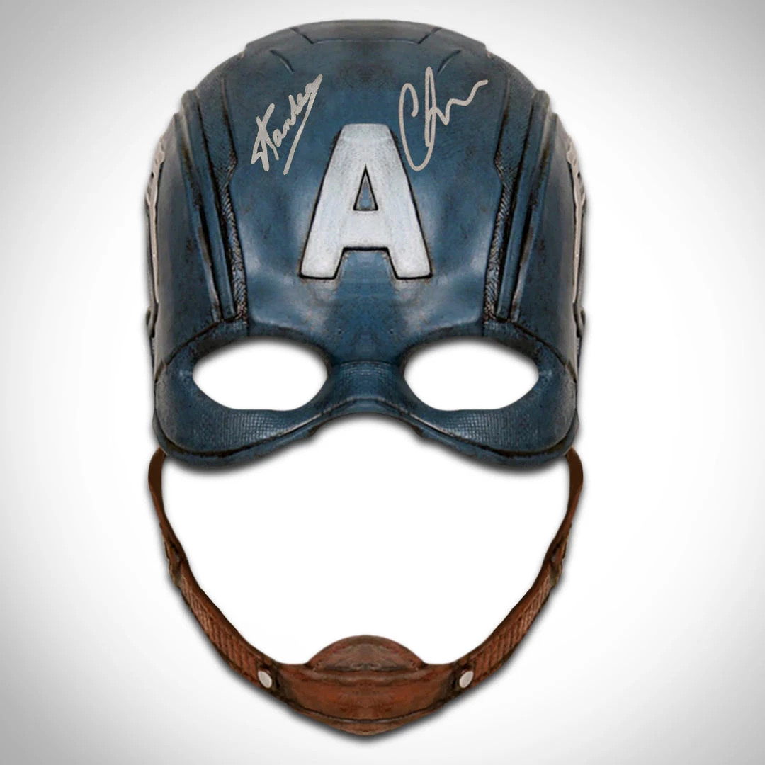 APW Signed Memorabilia Captain America- Hand-Signed Mask By Chris Evans & Stan Lee Custom Museum Display 3 APW Signed Memorabilia Captain America- Hand-Signed Mask By Chris Evans & Stan Lee Custom Museum Display