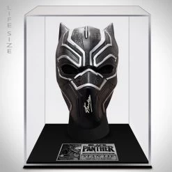 APW Black Panther - Hand-Signed Black Panther Mask By Stan Lee Signed Memorabilia