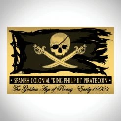 RARE-T Authentic Ancient Pirate Spanish Colonial Coin Museum Display Ancient Artifacts