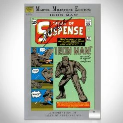 APW Iron Man 'Tales Of Suspense' (1993) #39 Hand-Signed Comic Book By Stan Lee Custom Frame Signed Memorabilia