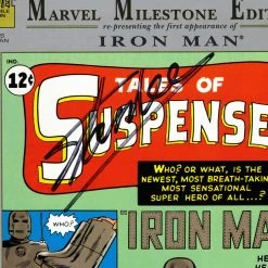 APW Iron Man 'Tales Of Suspense' (1993) #39 Hand-Signed Comic Book By Stan Lee Custom Frame Signed Memorabilia