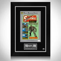 APW Iron Man 'Tales Of Suspense' (1993) #39 Hand-Signed Comic Book By Stan Lee Custom Frame Signed Memorabilia