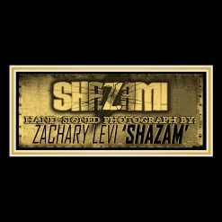 APW Shazam- Hand-Signed Photo By Zachary Levi Custom Frame