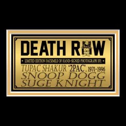 RARE-T Tupac, Suge Knight, Snoop Dogg Photo Limited Signature Edition Studio Licensed Custom Frame