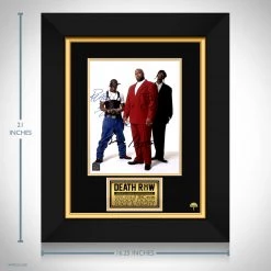 RARE-T Tupac, Suge Knight, Snoop Dogg Photo Limited Signature Edition Studio Licensed Custom Frame