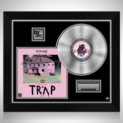RARE-T 2 Chainz - Pretty Girls Like Trap Music Platinum LP Limited Signature Edition Studio Licensed Custom Frame