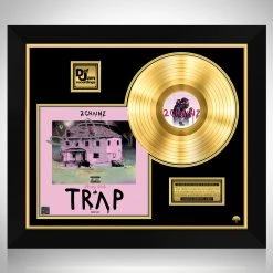 RARE-T Limited Edition Frames 2 Chainz Pretty Girls Like Trap Music Gold LP Limited Signature Edition Studio Licensed Custom Frame