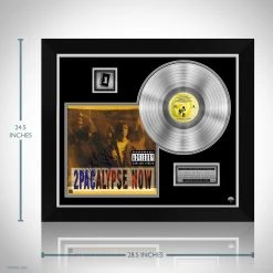 RARE-T 2Pac 2pacalypse Now Platinum LP Limited Signature Edition Studio Licensed Custom Frame 15 RARE-T 2Pac 2pacalypse Now Platinum LP Limited Signature Edition Studio Licensed Custom Frame